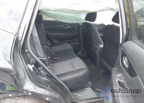 2017 Nissan Rogue Sv z USA, uszkodzony, nr VIN 5N1AT2MT9HC869231